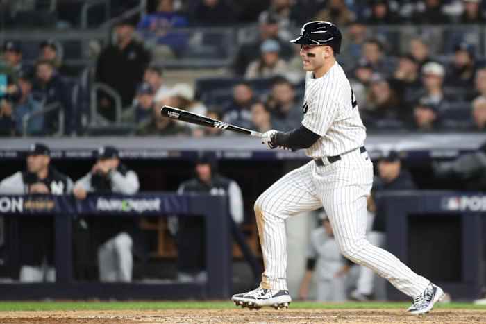 New York Yankees 1B Anthony Rizzo hits in ALCS